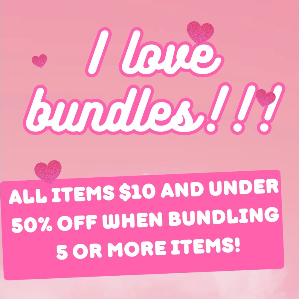 Pink Heart Bundle Promotion Poster